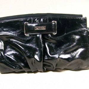 Miche Shiny Black Handbag Purse Outer Shell Magnet